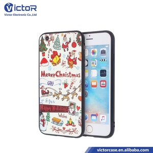 Guangzhou China proveedores impermeable fundas del telefono con patron de Navidad de 3D impresion para iPhone 7 Plus - Product Image 3