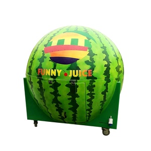 Dễ thương phong cách sợi thủy tinh hình dạng màu cam nước trái cây thực phẩm kiosk - Product Image 2