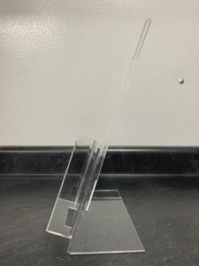 Giá Trưng Bày Sách Quảng Cáo Bằng <span class=keywords><strong>Acrylic</strong></span> A4 Hình Chữ L Giá Đỡ Bảng Hiệu Thực Đơn Có Túi Đựng Danh Thiếp Phí<span class=keywords><strong>a</strong></span> Trước - Product Image 2