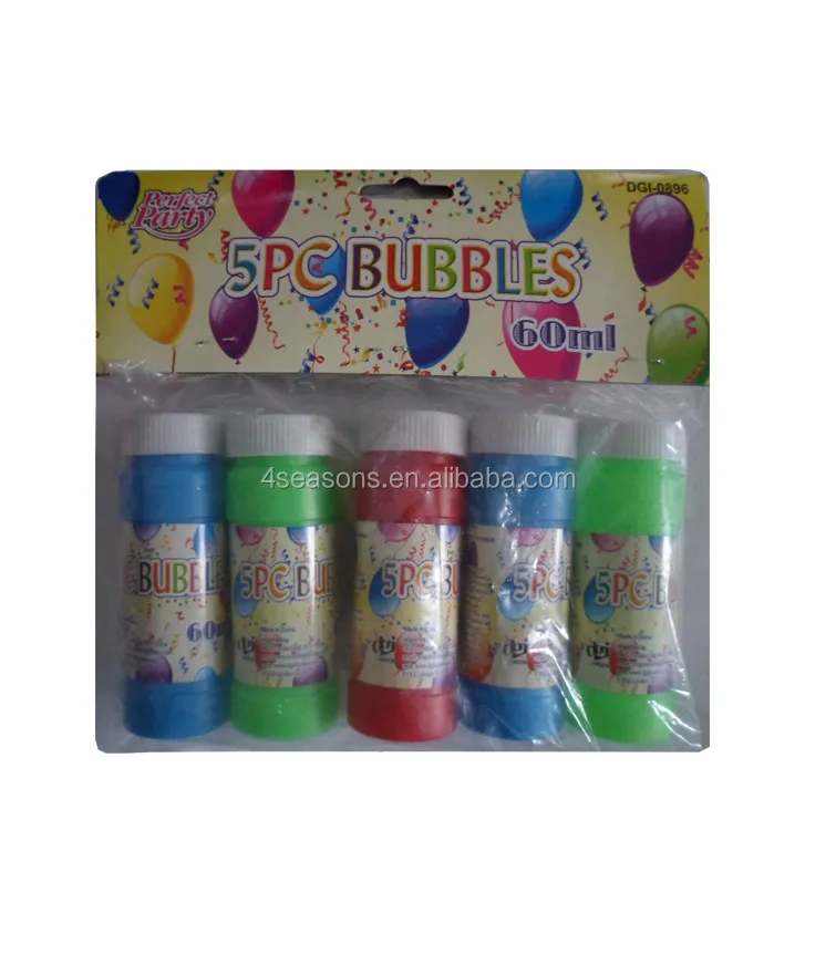 Hot koop 5pcs 60ml grappige kleurrijke water bellen voor kids