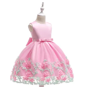 MQATZ Online Shopping Verão Crianças Fantasia Boutique Roupas Adorável Flor Menina Aniversário Vestido De Festa