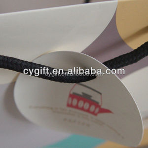 Bolsa de papel de Boutique coreana, embalaje de tela de alta calidad, tamaño estándar, con etiquetas - Product Image 4