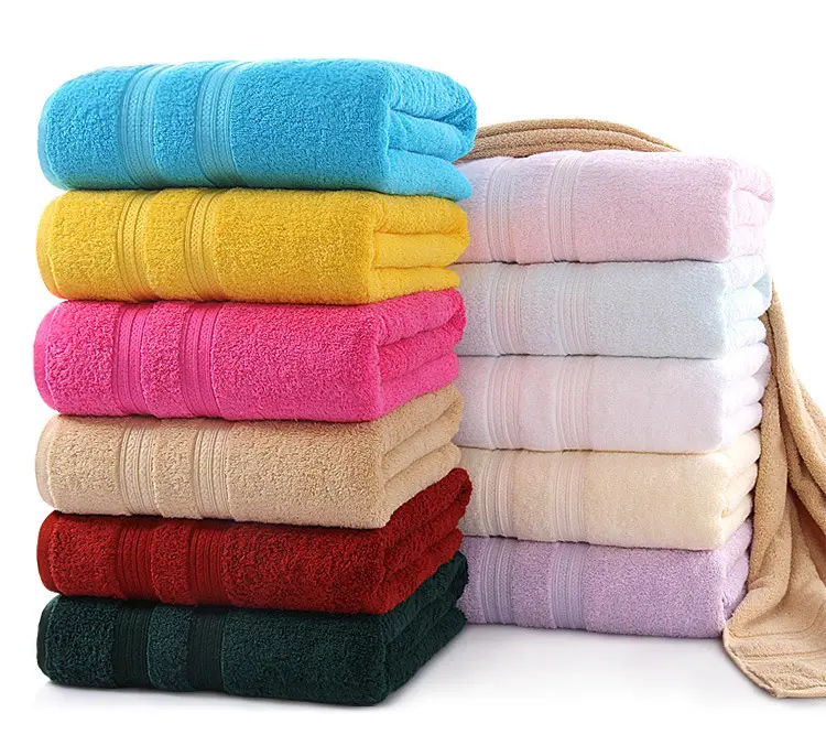 China supplier Pure combed cotton Terry Multi color Bath Towels