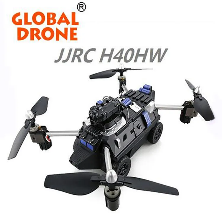 JJRC H40WH WIFI FPV Drone HD Camera 2MP RC Quadcopter Tank 2 IN 1 6Aixs Gyro with Air-Ground Mode Atitude Hold Headless VS H37