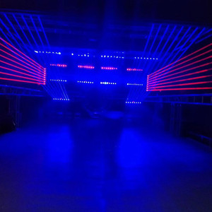 Rigeba Disco DJ <span class=keywords><strong>New</strong></span> <span class=keywords><strong>Arrival</strong></span> 8 người đứng đầu đầy đủ màu sắc chùm di chuyển đầu ánh sáng laser cho các sự kiện - Product Image 6