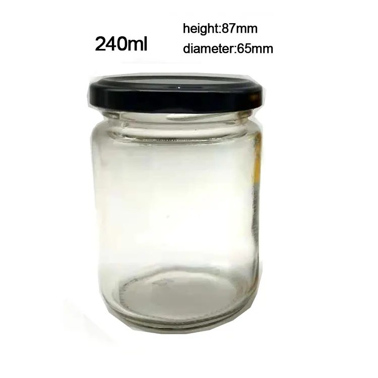 40 X 30ml small 1oz 28g MINI GLASS JARS WHITE LIDS Jam Marmalade Preserve Food 