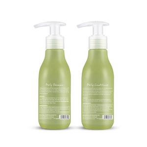 Ensemble de soins capillaires de traitement à la kératine biologique personnalisé shampooing nourrissant pour cheveux lisses après-shampoing crème réparatrice tout naturel - Product Image 4