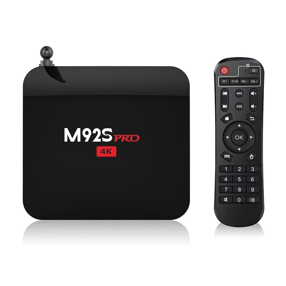 M92s pro android tv box S912 Octa Core android 6 pro 2.0 GHz 2 GB 16 GB 4 K 2.4G/5G wifi y Bluetooth androide de como funciona