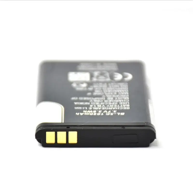 1200mAh Original Mobile Battery 1020mAh Low Price 523450 Battery Cell Li-ion Phone Battery for Nokia BL-5C