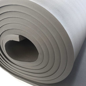 Thủy lực cao su xốp cách nhiệt cao co ngót ống <span class=keywords><strong>1</strong></span> <span class=keywords><strong>2</strong></span> inch dày acoustic đen cao su tấm xốp cho ống dẫn không khí cách nhiệt - Product Image 5