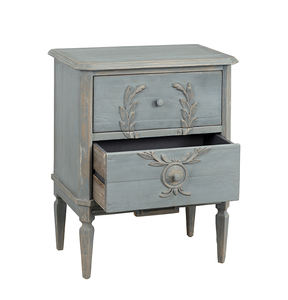 Expression nordique Belgique design reproduction antique pin recyclé table de chevet en bois <span class=keywords><strong>Vignon</strong></span> sculpté deux armoire de pompage - Product Image 2