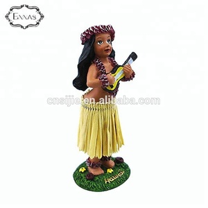 Statue de danse Hula hawaïenne en polyrésine, 21 cm, décoration d'intérieur, féerique - Product Image 2