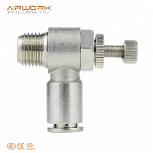 SL pirinç ayarlanabilir hava pnömatik oransal Hava Hızı kontrol gaz kelebeği - Product Image 2