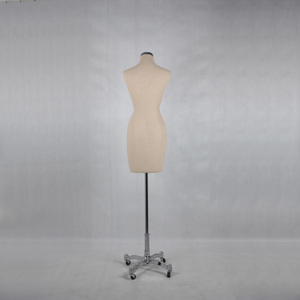 Fashion Women Wedding <strong>Dress</strong> <strong>Form</strong> Silver Chrome Claw Base Mannequin Bust <strong>Form</strong> for Sale - Product Image 3