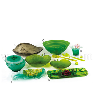 Peralatan Makan Malam Merek Rumah 2019 Piring Buah <span class=keywords><strong>Resin</strong></span> Bentuk Daun Daun Palem Bersertifikasi - Product Image 1