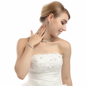 Teemi Classic Roma 3Row AAA Cubic Zirconia Jewelry Mujeres nupcial pulsera de moda - Product Image 3