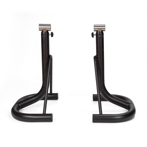 アルミとステンレスパドック调整可能フットペグレストオートバイセンタースタンド - Product Image 1