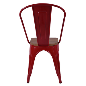 Sillas de Comedor de <span class=keywords><strong>Madera</strong></span> Antiguas de Estilo Industrial para Cafetería y Restaurante al Aire Libre, <span class=keywords><strong>Silla</strong></span> <span class=keywords><strong>Tolix</strong></span> de Metal Vintage - Product Image 4