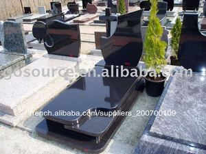 Pierre tombale en pierre noire de Shanxi - Product Image 1