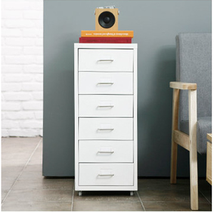 Design moderne meubles de maison en métal en acier inoxydable 5 <span class=keywords><strong>tiroir</strong></span> helmer armoire avec roulettes - Product Image 5