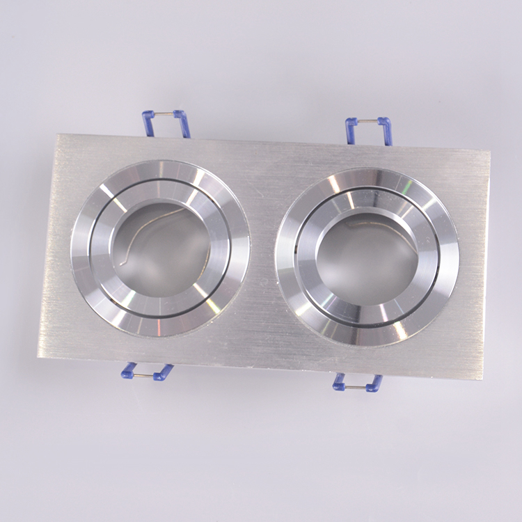 Pure Aluminium Ceiling Downlight 3watt 5watt Double Recessed LED Downlight