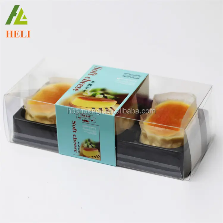 Clamshell Transparante Plastic Cheese Cake Verpakking