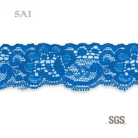 Couleur personnalisée bon élastique dentelle garniture pour la lingerie
