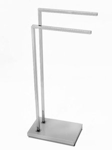 Porte-serviettes de salle de bain en métal à double rail simple Offre Spéciale - Product Image 4