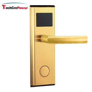 Hotel Door Card Lock Smart Keyless Hotel Management System Door Lock Electronic Ic T5577 Card Room Door Locks For Hotel