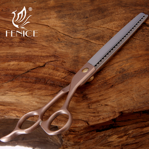 Fenice japon – <span class=keywords><strong>ciseaux</strong></span> <span class=keywords><strong>de</strong></span> <span class=keywords><strong>toilettage</strong></span> professionnels en acier inoxydable, or Rose, 440C - Product Image 3