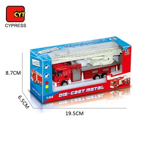 Modellino <span class=keywords><strong>di</strong></span> <span class=keywords><strong>Camion</strong></span> <span class=keywords><strong>dei</strong></span> <span class=keywords><strong>Pompieri</strong></span> in Metallo Pressofuso, Veicolo Giocattolo per Bambini - Product Image 6