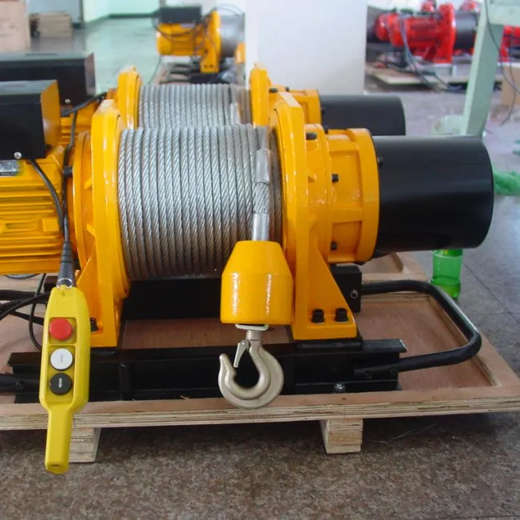 KDJ Mini Electric Hoist Hydraulic Pump Provided Machinery Engines & Parts Wire Rope Electric Hoist 300 Winch120v 240v 3200kg