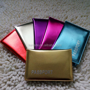 2025 nueva llegada gran oferta brillo Pu cuero pasaporte cubierta moda brillante pasaporte caso - Product Image 2