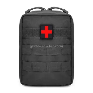 Kantong Trauma MOLLE Taktis, tas pengendali berdarah, tas pertolongan pertama EMT medis bertahan hidup bepergian kantung sabuk IFAK <span class=keywords><strong>Kit</strong></span> kosong - Product Image 1