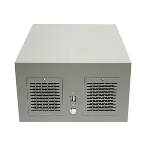 S37 Chassis mini itx wall mounted mini computer pc case 9.6*9.6 inch mainboard