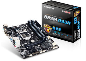 Intel gigabyte b85 origanl micro atx carte mère de bureau, lga1150, ddr <span class=keywords><strong>3</strong></span>, lan., hdmi, ga-b85m-ds3h - Product Image 1