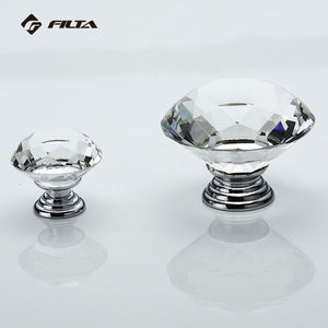 1562 <strong>Crystal</strong> Furniture Decorative Drawer Round Kitchen <strong>Knobs</strong> - Product Image 4
