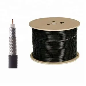 OEM ODM RG8 RG59 RG6 RG59 กล้องวงจรปิด BNC สายไฟ 3D-2V 50Ohm 75 โอห์มถัก RG11u สายโคแอกเซียล