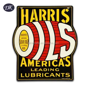 Unique style Best tin poster plaque enamel porcelain Harris sign
