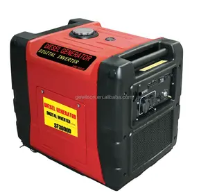 Generator Digital Diam Diesel 5KW, dengan Remote Kontrol Mulai Listrik