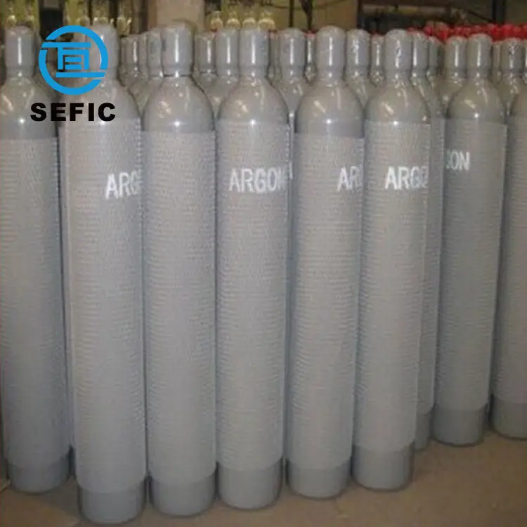 Industrial 50L Argon Gas Cylinder ,Big Water Capacity Oxygen/Nitrogen/Co2/Argon Gas Cylinder