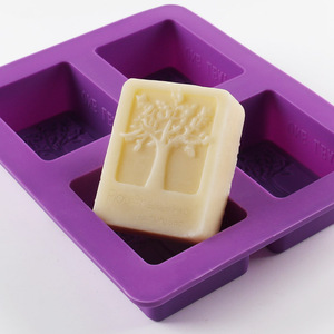 Molde de Silicona Rectangular para Jabón con Diseño de Hoja de Árbol de la Vida, Fácil de Desmoldar, Apto para Lavavajillas, Tamaño Personalizable para Bodas y Festividades - Product Image 5