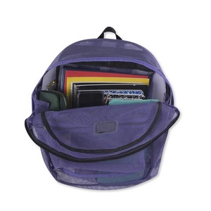 Tùy Chỉnh Chống Trộm Chuỗi Đóng Cửa Mềm Xử Lý Arcuate Dây Đeo Vai Trọng Lượng Nhẹ Mini Ba Lô Cho Phụ Nữ Đi Học Lưới - Product Image 3