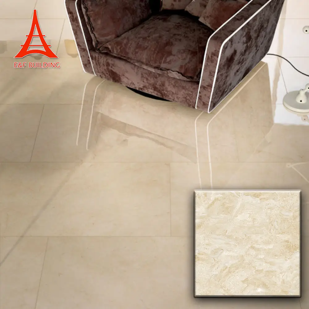 Low price home bathroom wall tile 60x120 beige homogeneous polished glazed floor tiles