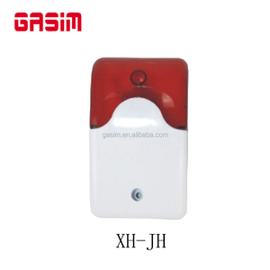 Cloche d'alarme incendie rouge, sonnette d'avertissement électrique à base métallique - Product Image 3