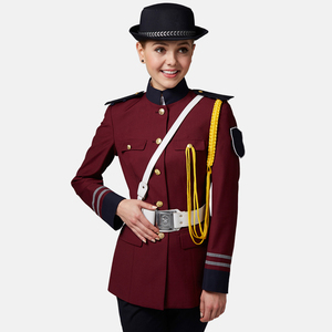 Nuovissimo Stile <span class=keywords><strong>di</strong></span> Uniforme Britannica per Guardie <span class=keywords><strong>di</strong></span> <span class=keywords><strong>Sicurezza</strong></span>, Colore Rosso, Giacche <span class=keywords><strong>di</strong></span> <span class=keywords><strong>Sicurezza</strong></span> per Donne - Product Image 2