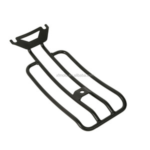 TCMT Chrome/Noir Siège Solo <span class=keywords><strong>Porte</strong></span>-Bagages PourHarley-Davidson 1997-2022 FLHTC Road King Touring XF2906A15 - Product Image 2