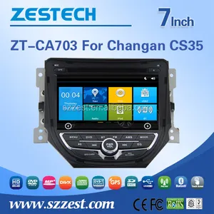 ZESTECH En dashboard 2 din estéreo del coche para Changan CS35 coches reproductor de dvd exportador