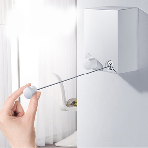 <strong>Retractable</strong> Clothesline Wall-mounted Indoor <strong>Outdoor</strong> <strong>Washing</strong> Clothes Hanger Laundry Drying <strong>Line</strong> Balcony Invisible Drying <strong>Lines</strong> - Product Image 2