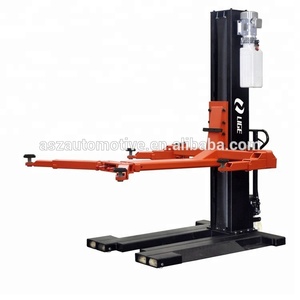 Sollevatore Idraulico Monocolonna Mobile LIGE per Autofficina - Modello a <span class=keywords><strong>1</strong></span> Palo - Product Image 2
